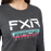 FXR Race Div Premium Women's Longsleeve in Charcoal Heather/Mint-Razz