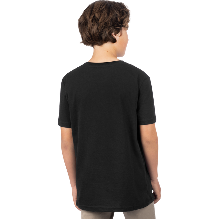 FXR Race Div Premium Youth T-shirt in Black/Spectrum