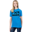 FXR Race Div Premium Youth T-shirt in Blue Heather/Black