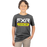 FXR Race Div Premium Youth T-shirt in Char Heather/Hi Vis