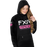 FXR Race Division Tech Pullover Women's Hoodie in Black/Electric Pink