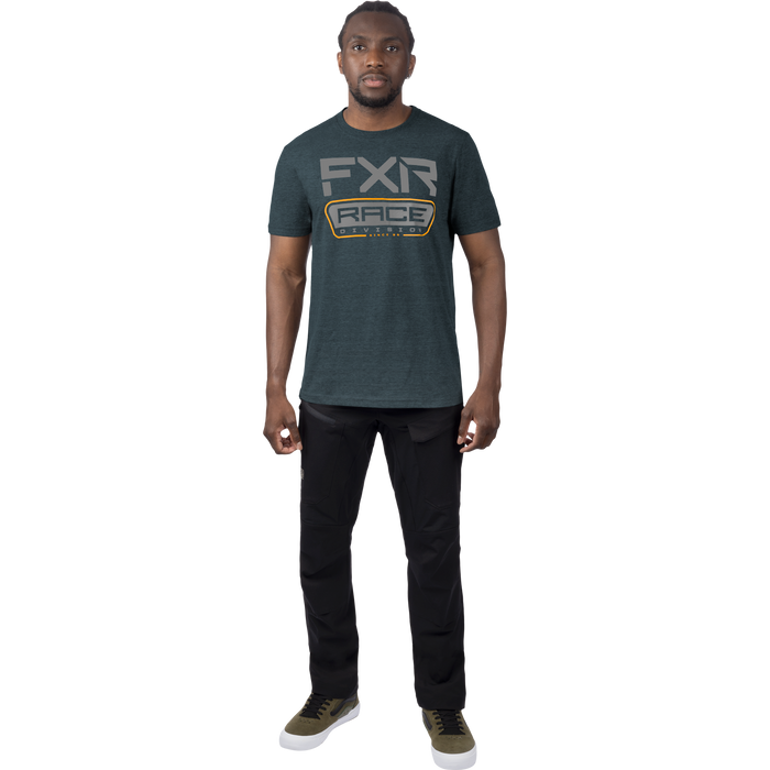 FXR Race Div Premium T-shirt in Dark Steel/Grey