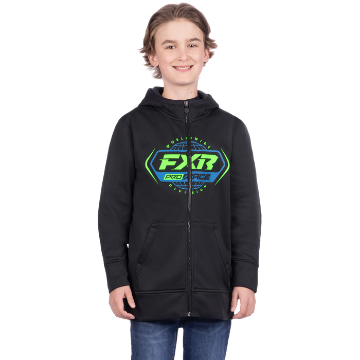 Race Division Youth Tech Zip Hoodie