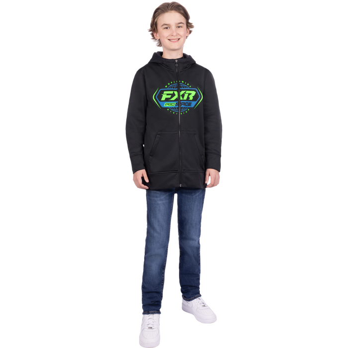 Race Division Youth Tech Zip Hoodie