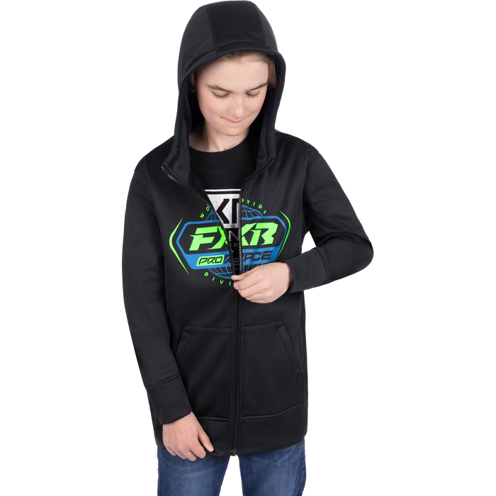 Race Division Youth Tech Zip Hoodie