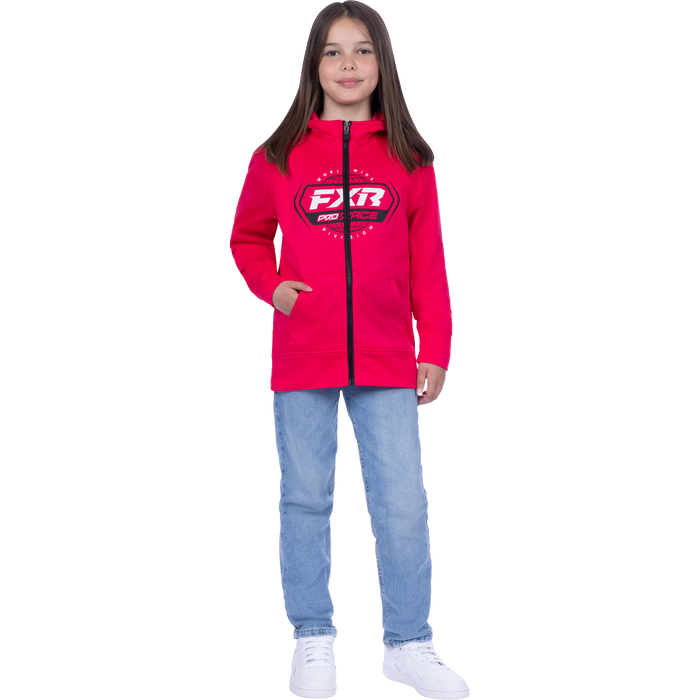 Race Division Youth Tech Zip Hoodie