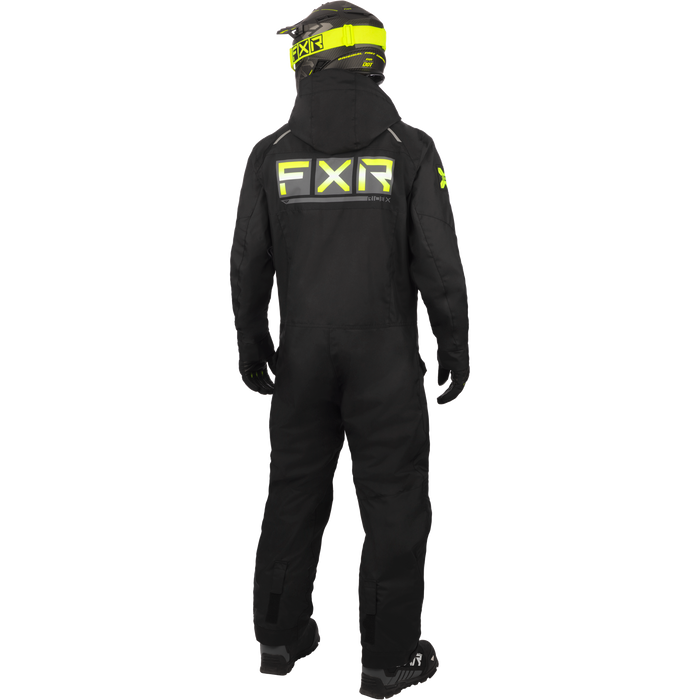 FXR Recruit Lite Monosuit in Black/HiVis