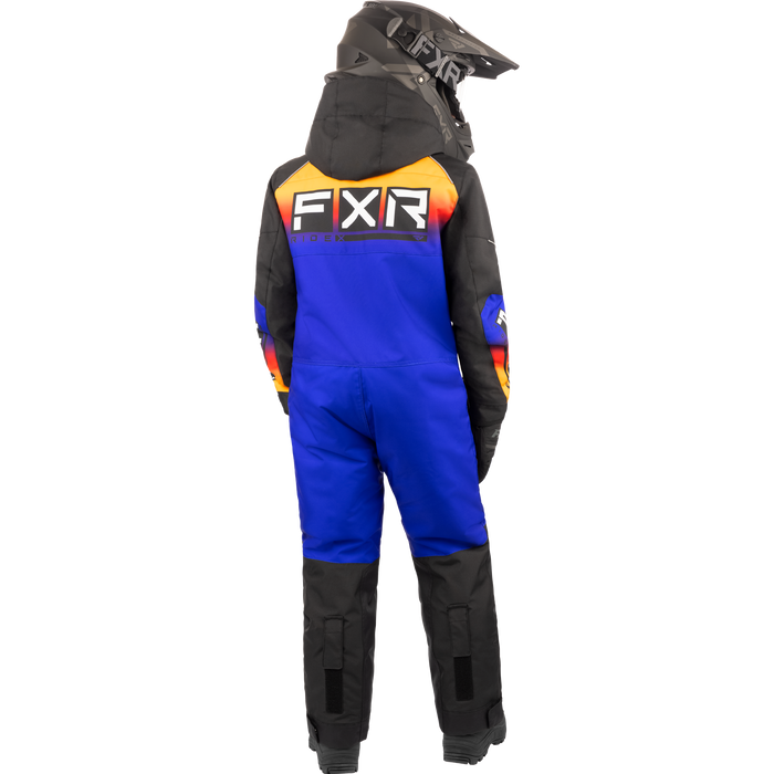 FXR Recruit F.A.S.T Insulated Youth Monosuit in Black/Anodized