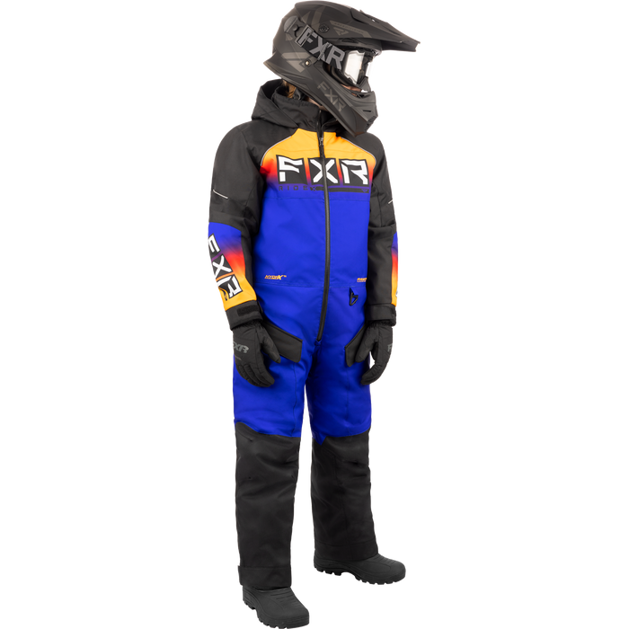 FXR Recruit F.A.S.T Insulated Child Monosuit in Black/Anodized