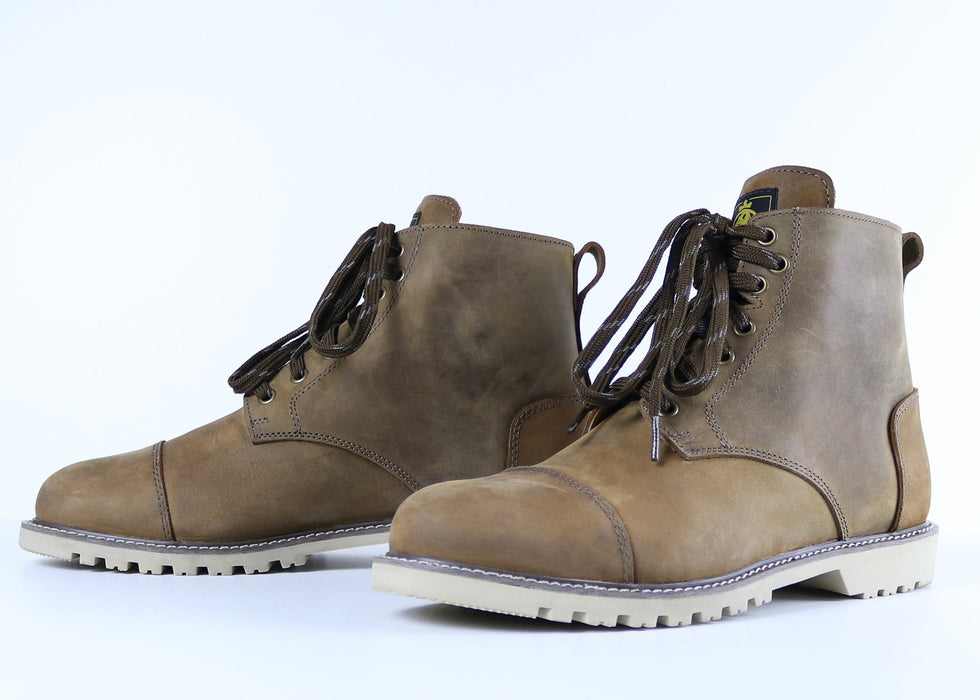 HELGRADE REEVES MEN'S LEATHER BOOTS in Brown