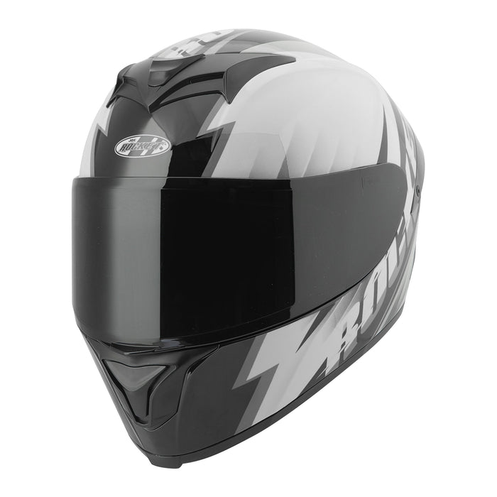 JOE ROCKET RKT 100 ATOMIC 3.0 HELMET in White/Black