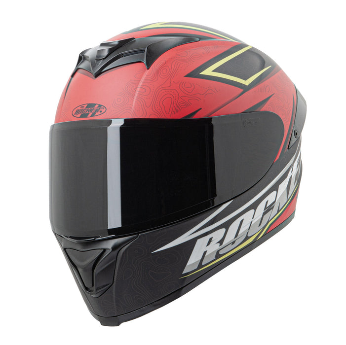 JOE ROCKET RKT-100 SERIES ELEVATION™ Helmet in Matte Grey/Red