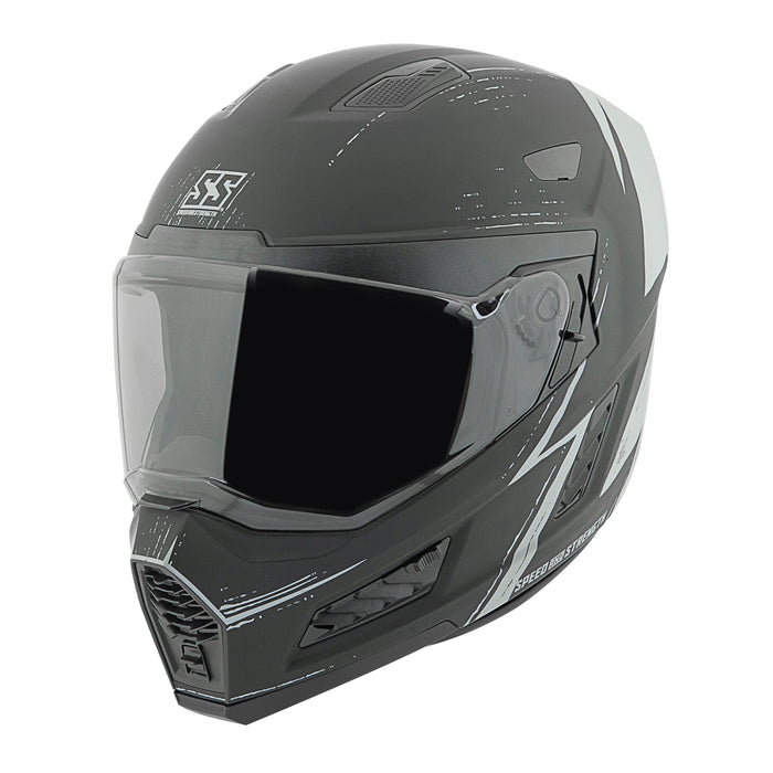 SPEED & STRENGTH SS1550 OFF THE CHAIN™ HELMET in Matte Black/Grey