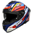 SMK Typhoon Sport Tourer Helmet 2025 in Blue/Red/Yellow