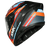 SMK Typhoon Sport Tourer Helmet 2025 in Black/Orange/Blue (Matte)