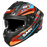 SMK Typhoon Sport Tourer Helmet 2025 in Black/Orange/Blue (Matte)