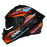 SMK Typhoon Sport Tourer Helmet 2025 in Black/Orange/Blue (Matte)