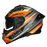 SMK Typhoon Sport Tourer Helmet 2025 in Grey/Orange/Black (Matte) 