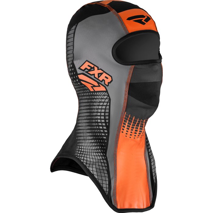 FXR Shredder Thermal Balaclava in Black/Orange