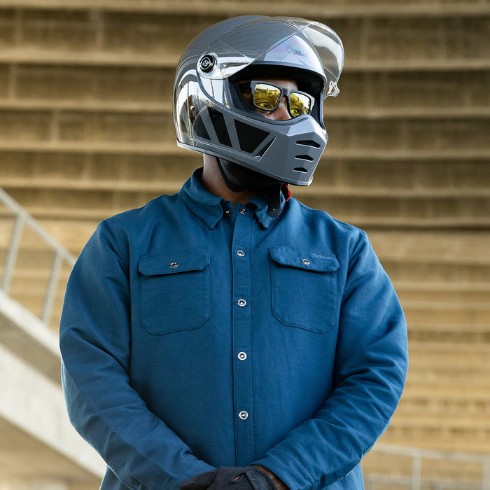 BILTWELL Lane Splitter Inertia Helmet 2025 in Storm Grey