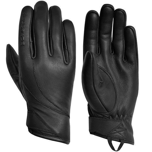 HELGRADE STEFANI WOMEN'S LEATHER GLOVES in Black