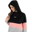 FXR Stripe Pullover Women's Hoodie in Black/Muted Melon