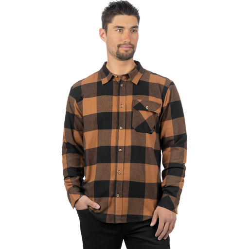 FXR Timber Flanner T-shirt in Copper/Black