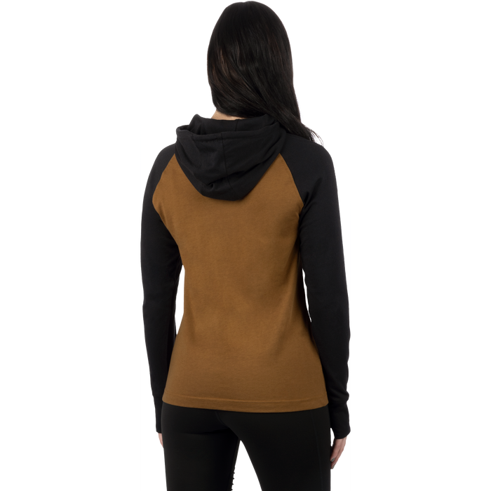 FXR Trainer Lite Premium Pullover Women's Hoodie in Black/Copper