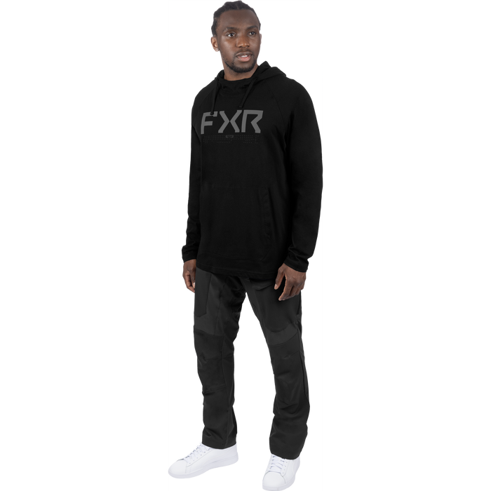 FXR Trainer Premium Lite Pullover Hoodie in Black/Grey