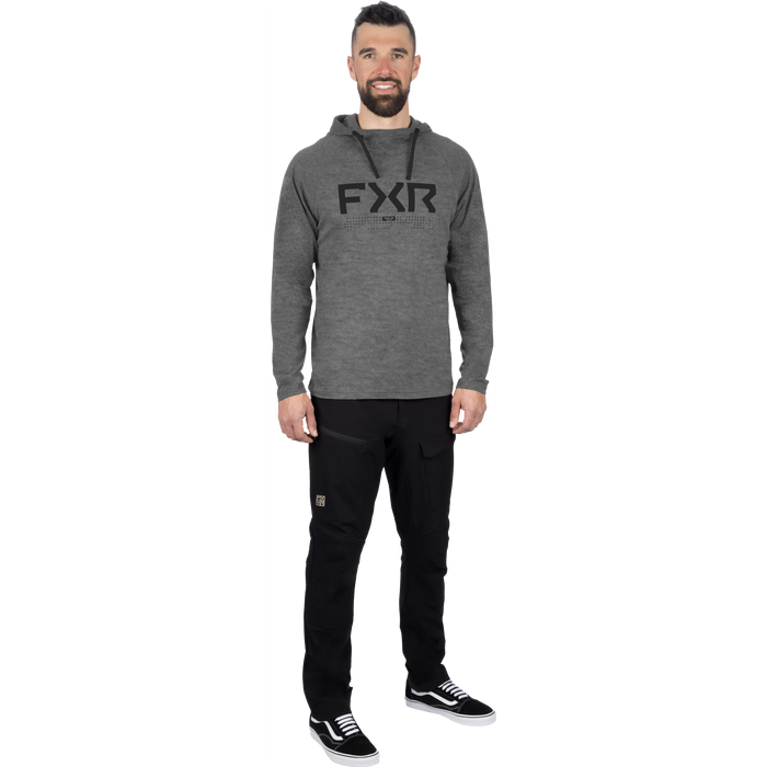 FXR Trainer Premium Lite Pullover Hoodie in Grey Heather/Asphalt