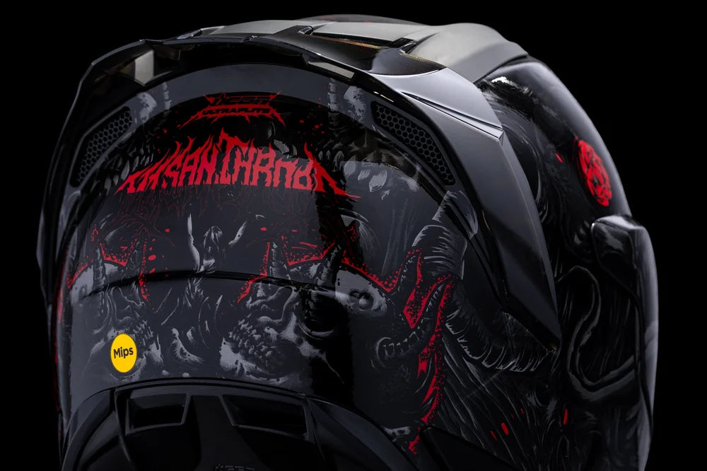 ICON ULTRAFLITE MISANTHROPE MIPS HELMET 2026 in Black