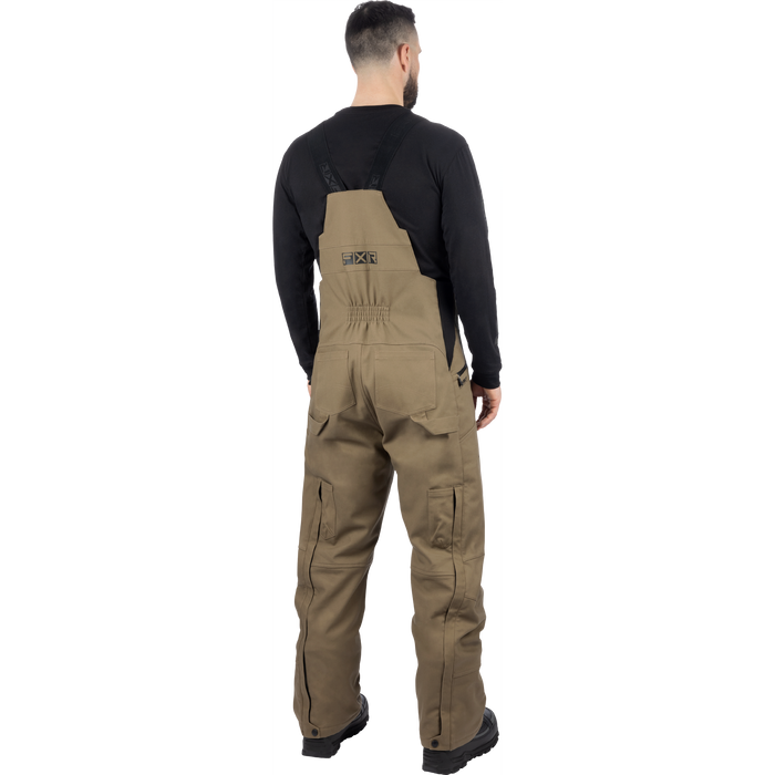 FXR Unisex Task Insulated Canvas Bib Overall in Canvas
