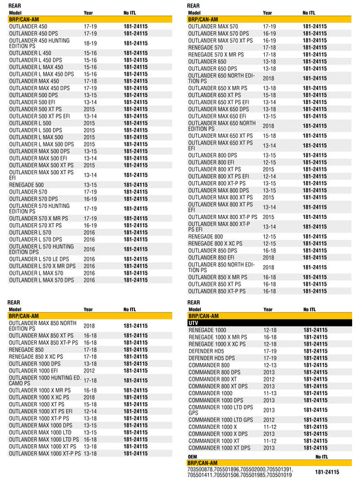 Rear Differential Assembly - BRP/CAN-AM