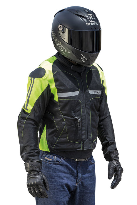 HELITE VENTED AIRBAG JACKET 2026 in Black / Hi-Viz