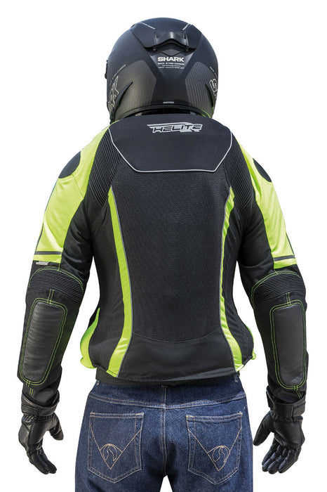 HELITE VENTED AIRBAG JACKET 2026 in Black / Hi-Viz