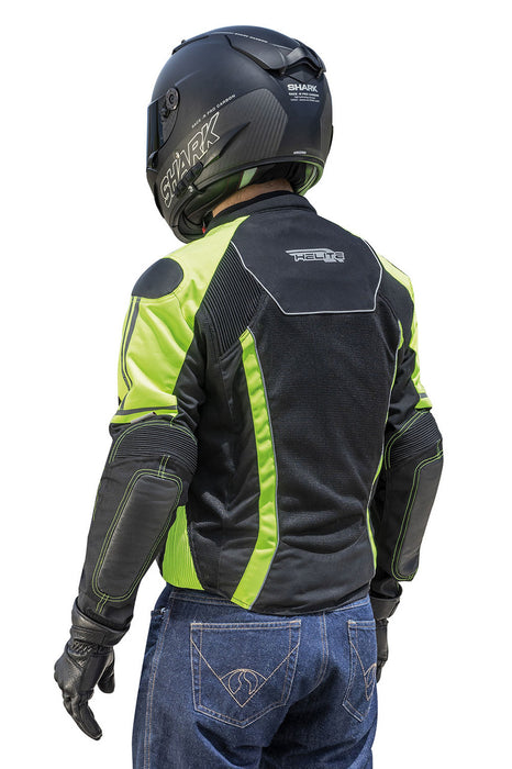 HELITE VENTED AIRBAG JACKET 2026 in Black / Hi-Viz