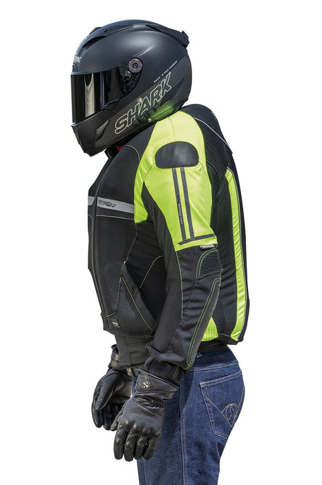 HELITE VENTED AIRBAG JACKET 2026 in Black / Hi-Viz