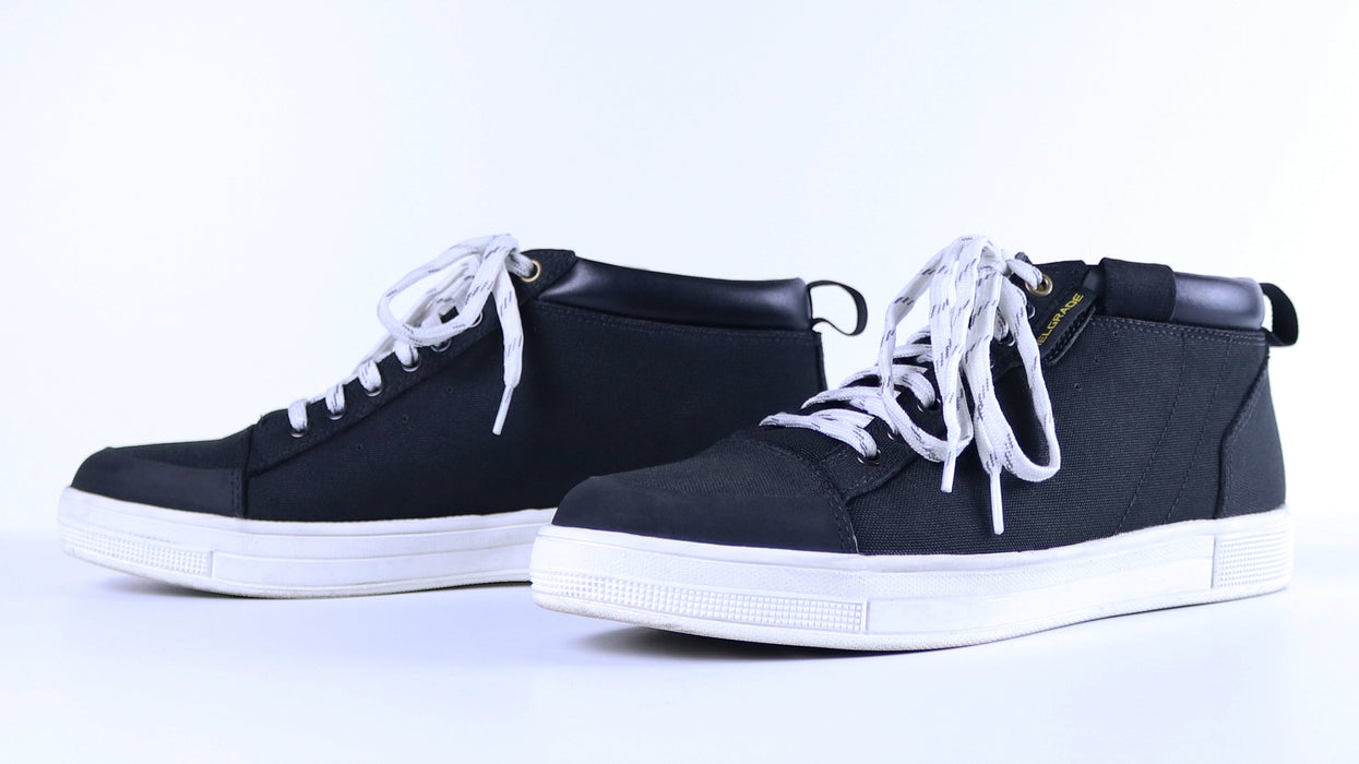 VEDDER MEN'S MID CANVAS MOTO SHOES