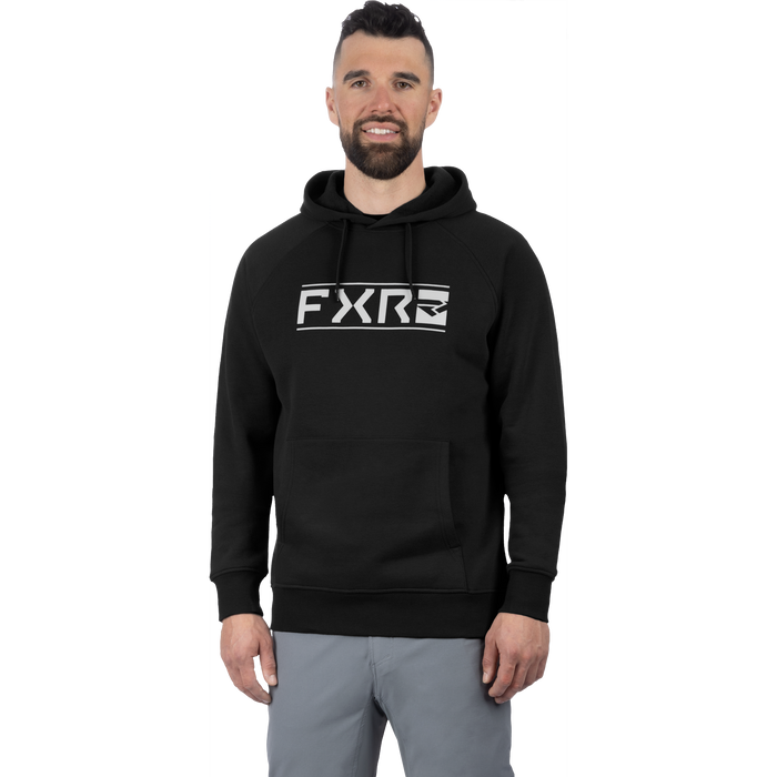 FXR Unisex Victory Pullover Hoodie in Black/White