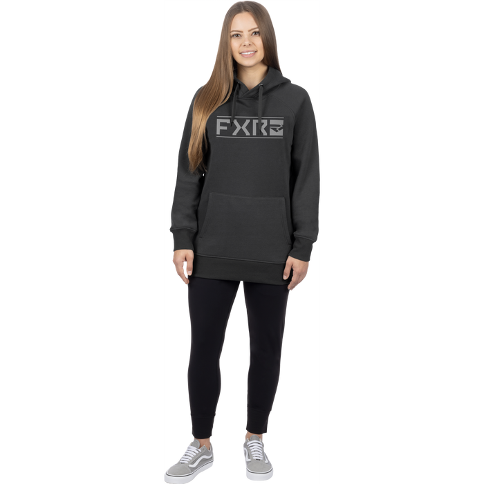FXR Unisex Victory Pullover Hoodie in Asphalt/Grey