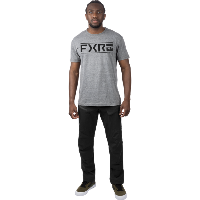 FXR Victory Premium T-shirt in Grey Heather/Asphalt