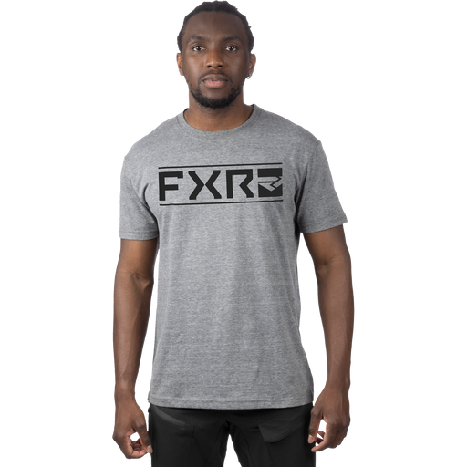 FXR Victory Premium T-shirt in Grey Heather/Asphalt