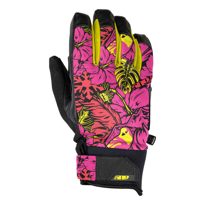 509 Freeride Gloves Pink Vis Floral