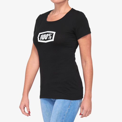 100% Essential Women's T-shirt in Black