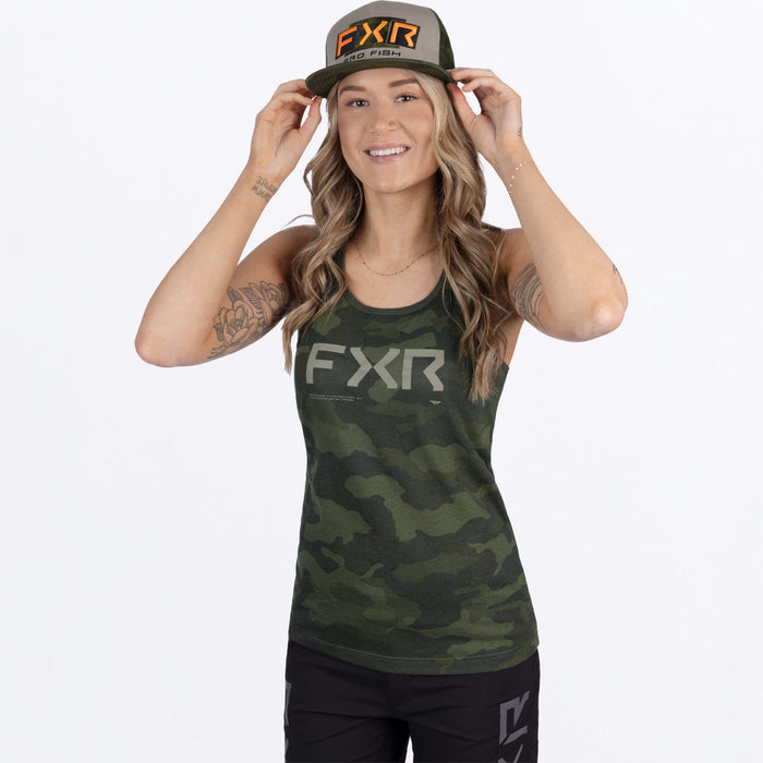 FXR TOURNAMENT HAT 2025 in Army Camo/Moss