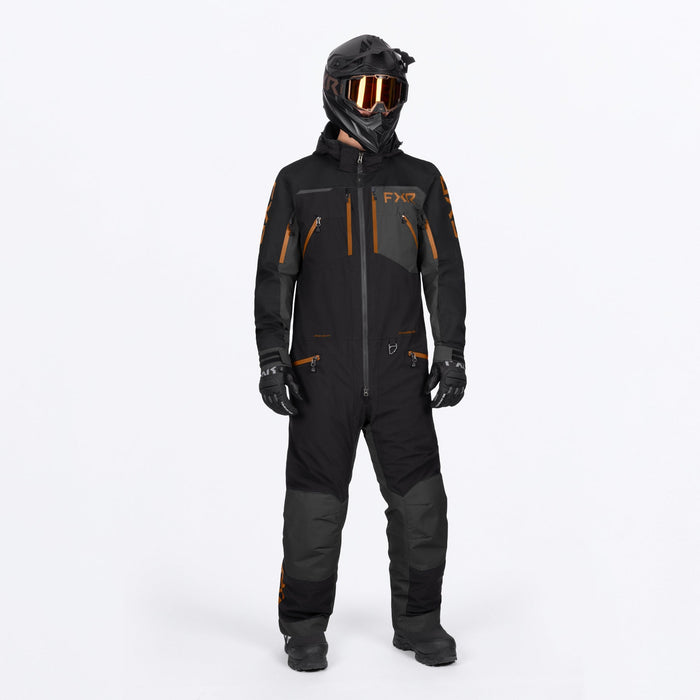 FXR VERTICAL MTX INSULATED MONOSUITS 2026 - Black/Asphalt/Kash