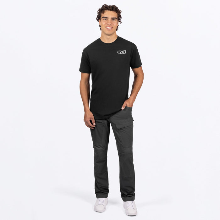 FXR ASCEND PREMIUM T-SHIRT 2025 - Black/Orange