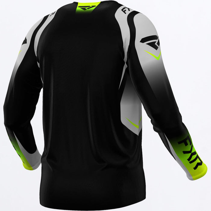 FXR CLUTCH PRO JERSEY 2025 in Black/Grey/HiVis