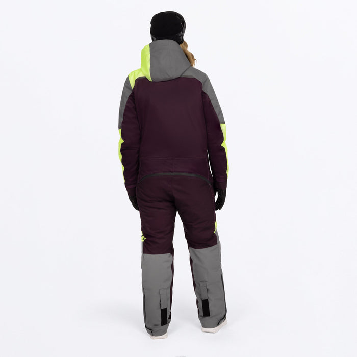 FXR Women's Revo F.A.S.T.™ Monosuit in Plum/TI/Muted Vis