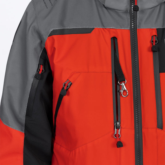FXR VERTICAL MTX LITE MONOSUITS in Red/Ti/Black